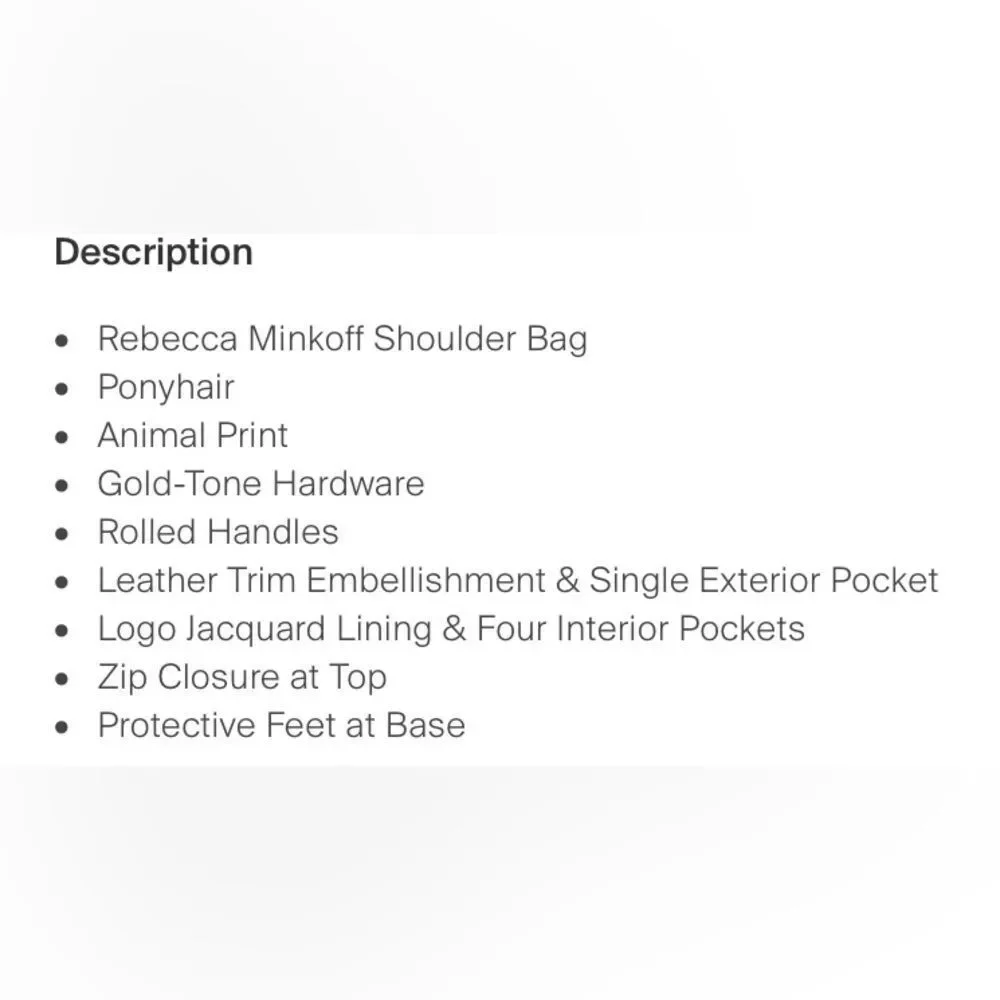 #mobwife 🌺 Rebecca Minkoff RARE Cheetah *Ponyhair* Satchel